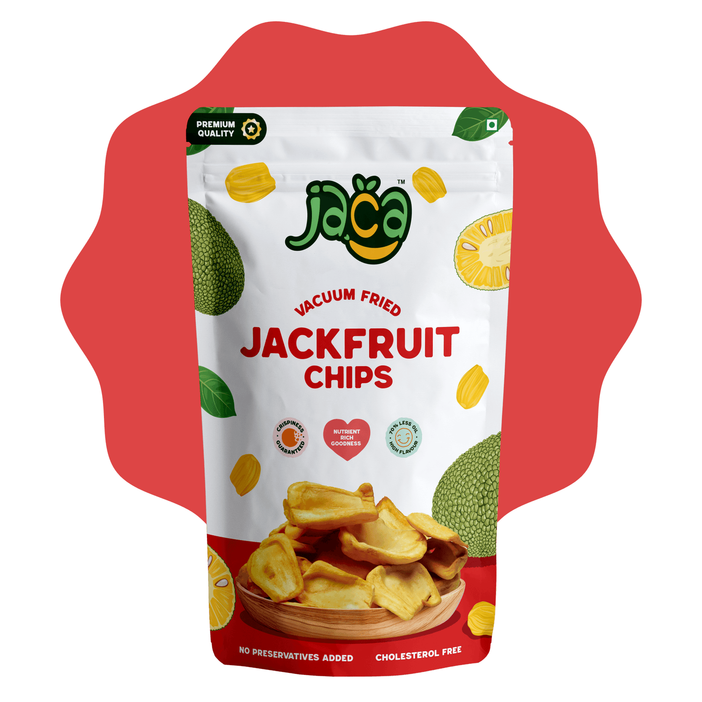 Jaca Vacuum-Fried Exotic Jackfruit Chips