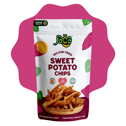 Jaca Vacuum-Fried Sweet Potato Chips (Thai Chilly) - Combo of 3