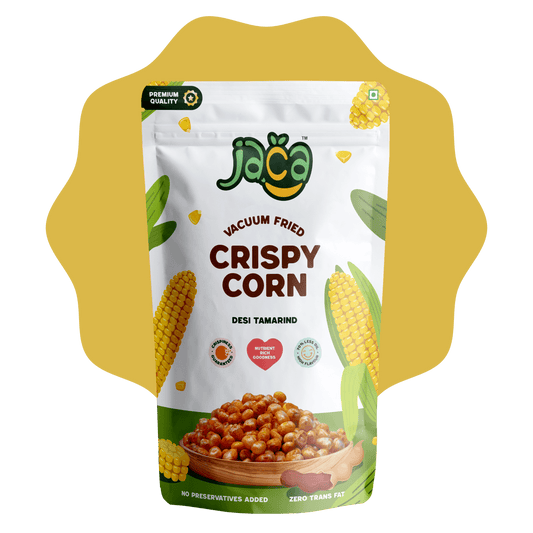 Jaca Vacuum-Fried Crispy Corn Chips | Puff Corn (Desi Tamarind)