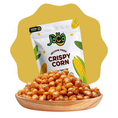 Jaca Vacuum-Fried Crispy Corn Chips | Puff Corn (Desi Tamarind)