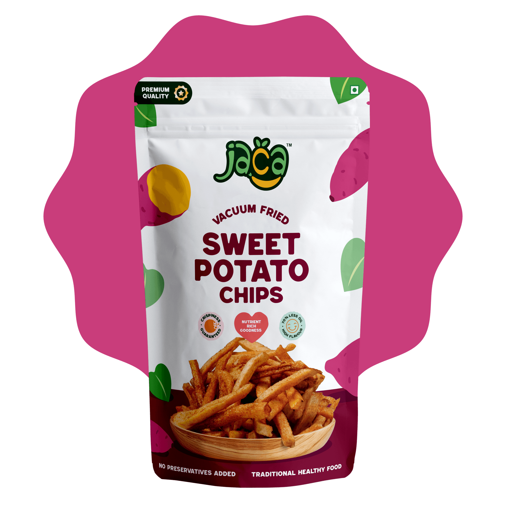 Jaca Vacuum-Fried Sweet Potato Chips (Thai Chilly)
